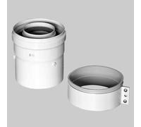 KIT ADATTATORE PER SCALDINO BAXI SCARICO VERTICALE COASSIALE Dm 60/100