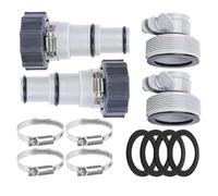 Kit adattatore per tubi flessibili per piscina - Connettore adattatore per tubi pool di tipo B resistente al calore | Pompe di connessione filettata del design modulare Adapterr | Filtro della