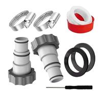 Kit adattatore per tubi flessibili per piscina - Connettore adattatore per tubi pool di tipo B resistente al calore | Pompe di connessione filettata del design modulare Adapterr | Filtro della