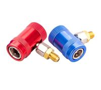 Kit Adattatore R1234YF - Conversione di Raccordo rapido 'accoppiatore, connettori a Bassa Pressione Regolabili | Strumento di Ricarica del refrigerante automobilistico, Workshop di Garage accessor