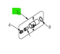 KIT ADATTATORE SUPERIORE X ASTA PNEUMATICA APT100/150/200 CASTELLARI