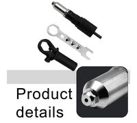 Kit adattatore trapano elettrico facile Riveting Made con tutto il necessario