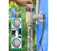 Kit adattatore tubo piscina facile installazione con valvola a stantuffo ricambi