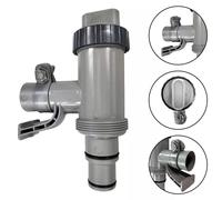 Kit adattatore tubo piscina facile installazione con valvola a stantuffo ricambi