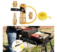 Kit Adattatore Tubo Propano Resistente 14 Per Camper Set 5pz Forte e Lunga Durat
