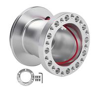 Kit adattatore volante Kit boss in lega di alluminio di alta qualità con strumenti di montaggio e guarnizione per modelli GTR GT R R32 dal 1989 al 1994 Colore argento