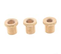 Kit Adattatori Filettatura Pomello in Lega di Kit Adattatori | Alluminio Oro per Leve del , Include 3 Dadi M10x1.25 M10x1.5 M8x1.25 per Auto e per camion d\'Epoca, Accessori Interni