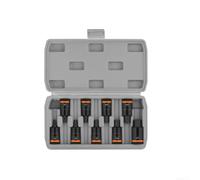 Kit Adattatori per bussola Hex 1/2 Inch in per acciaio Temprato per Trapano a Percussione Misure H4-H14 Prolunga Robusta 55mm(9PCS 55mm)