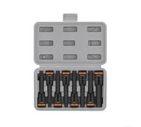 Kit Adattatori per bussola Hex 1/2 Inch in per acciaio Temprato per Trapano a Percussione Misure H4-H14 Prolunga Robusta 55mm(8PCS 100mm)