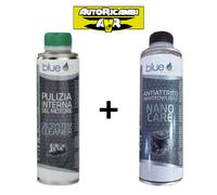 KIT ADDITIVI ANTIATTRITO NANOTECNOLOGICO + PULIZIA INTERNA MOTORE BLUE BO01035