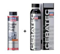 KIT ADDITIVO LIQUI MOLY ENGINE FLUSH + LIQUI MOLY CERATEC - ANTIUSURA MOTORI