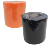 Kit addobbi halloween 2 tulle larghezza 12,5 cm bobina rotolo da 100 metri aranc