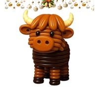 Kit Addobbo con Bottoni Animale | Bottoni Natalizi Divertenti Per Artigianato,Decorazione Stagionale - Forniture Per Feste Natalizie Per Camera Ufficio Finestra Porta Ingresso Ghirlande Auto