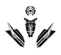 Kit Adesivi 3d Para Serbatoio compatibili per moto Yamaha R7 2021 2024 Black