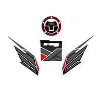 Kit Adesivi 3D Protezioni Serbatoio Moto Morini X CAPE 700 2025 Nero compatibili