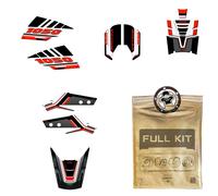 Kit Adesivi 3D Resinati compatibili con Suzuki V-Strom 1050 XT 2022 - Orange