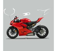 KIT ADESIVI BASIC BIANCO MOTO DUCATI PANIGALE V2 2020/2021 "V1101B"