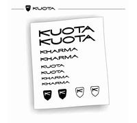 Kit adesivi bici telaio KUOTA KHARMA bdc colori a scelta 12 Pz