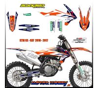 KIT ADESIVI BLACKBIRD GRAFICHE MARCHETTI RACING KTM SX-SXF 16-18 EXC EXCF 17-18