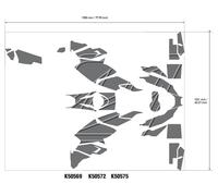 Kit adesivi Bmw Uniracing Bmw R 1250 K50572