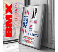 Kit Adesivi BMX Yamaha BYZ 501 - Per Restauro BMX Old School
