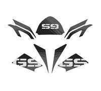 Kit adesivi Compatibile Per BMW R 1200 GS 2008-2012 30th Anniversary Style AD-30THA-STD (Black)