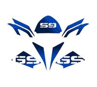 Kit adesivi Compatibile Per BMW R 1200 GS 2008-2012 30th Anniversary Style AD-30THA-STD (Blue)