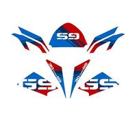 Kit adesivi Compatibile Per BMW R 1200 GS 2008-2012 30th Anniversary Style AD-30THA-STD (Motorsport)