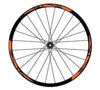 Kit adesivi completo per Cerchi Bici 26''-27,5''-28/29'' Pollici Ruota Bici MTB Bike Stickers qualità scegli colore MTB003 (28-29'' Pollici, 035 Arancione)