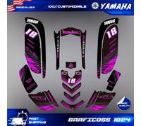 Kit adesivi decalcomanie grafiche complete Yamaha Raptor 660 660R Atv
