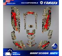 KIT ADESIVI DECALCOMANIE GRAFICHE COMPLETE YAMAHA RAPTOR 660 660R ATV