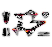 Kit adesivi decalcomanie grafiche Gas Gas MC 50 2024 GAS MC 50 2024 numero gara