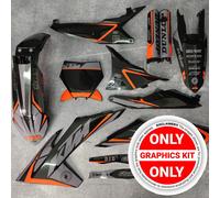 Kit adesivi decalcomanie grafiche KTM 2023 2024 SX SX-F XC XC-F | Numero gara...