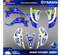 Kit adesivi decalcomanie grafiche Yamaha YFZ 450 per 2003 2004 2005 2006...