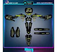 Kit adesivi decalcomanie grafiche Yamaha YZ250F 2019-2023 YZ450F 2018-2022