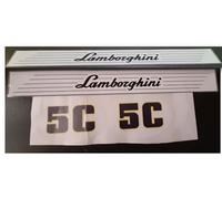 KIT ADESIVI DECALCOMANIE LAMBORGHINI 5 C PER TRATTORI AGRICOLI CINGOLATI