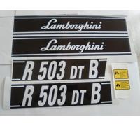 KIT ADESIVI DECALCOMANIE LAMBORGHINI R 503 DT B PER TRATTORI AGRICOLI GOMMATI
