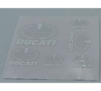 kit adesivi DUCATI 2023 campione del mondo Moto Gp Bagnaia 63 desmosedici bianco