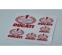 kit adesivi DUCATI 2023 campione del mondo Moto Gp Bagnaia 63 desmosedici rosso