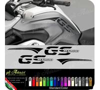 Kit Adesivi Fianco Serbatoio Moto BMW R 1200 gs LC con fasce monocolore