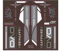 KIT Adesivi Forcella MTB DVO SAPPHIRE 16 ANTIGRAFFIO Stickers Fork 27.5"