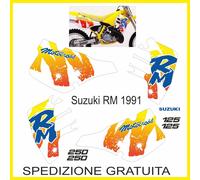 kit Adesivi in kristal SUZUKI RM125-250 1991 repl serie AMERICA