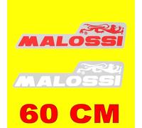 KIT ADESIVI MALOSSI 2 PEZZI BIANCO E ROSSO LUNGHI 60 CM CASSONE APE