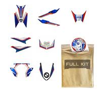 Resin Bike Kit Adesivi Moto Compatibili con BMW R 1250 GS HP 2019-2020. Protezioni Moto Completa da Urti e Graffi. Adesivi 3D Resinati per R 1250 GS HP 2019-2020