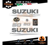 Kit Adesivi Motore Marino Fuoribordo Suzuki DF 60 cv A - Four Stroke WHITE A