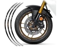 Kit Adesivi per 2 Cerchioni Compatibile con YAMAHA Tracer 9 GT 2023 FM-CI-006 (Pure White)