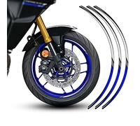 Kit Adesivi per 2 Cerchioni Compatibile con YAMAHA Tracer 9 GT CI-034(NWS) (Blu)