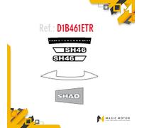 Kit adesivi per bauletto SHAD D1B461ETR