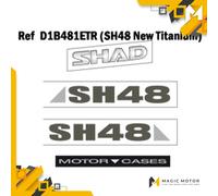 Kit adesivi per bauletto SHAD D1B481ETR