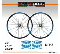 Kit adesivi per Cerchi Bici 26 - 27,5 - 28- 29 Pollici Ruota MTB Mountain B0030